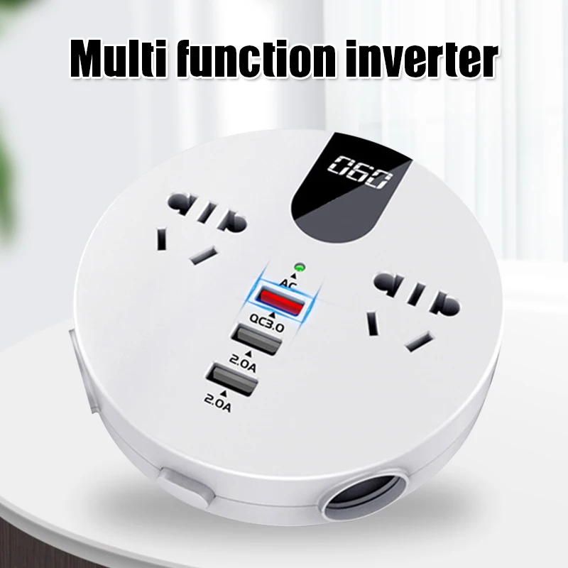 

Автомобильный Инвертор 150 Вт 12 в 24 В до 110 В 220 В Автомобильный Инвертор автомобильный адаптер светодиодный автомобильный инвертор GK99