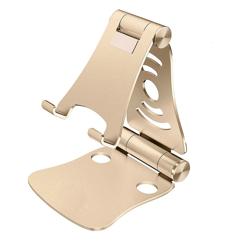 gold alloy SeenDa регулируемый держатель для телефона Подставка для iPhone 7 8 plus X для samsung S9 Складная подставка для планшета настольная подставка для сотового телефона - Цвет: gold alloy