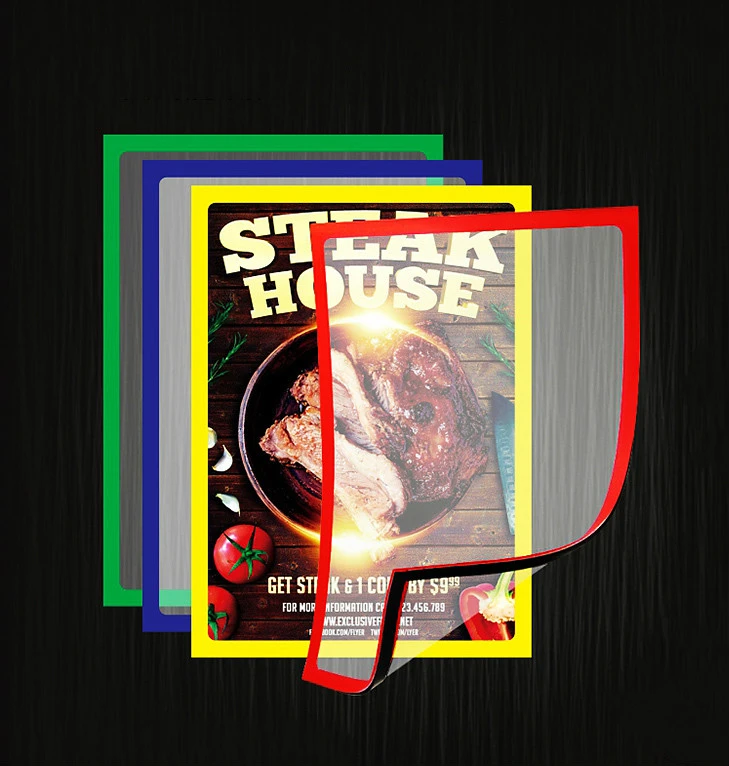 Рамка для фотографий A5 магнитная рамка декора стен в холодильнике|Держатели карт