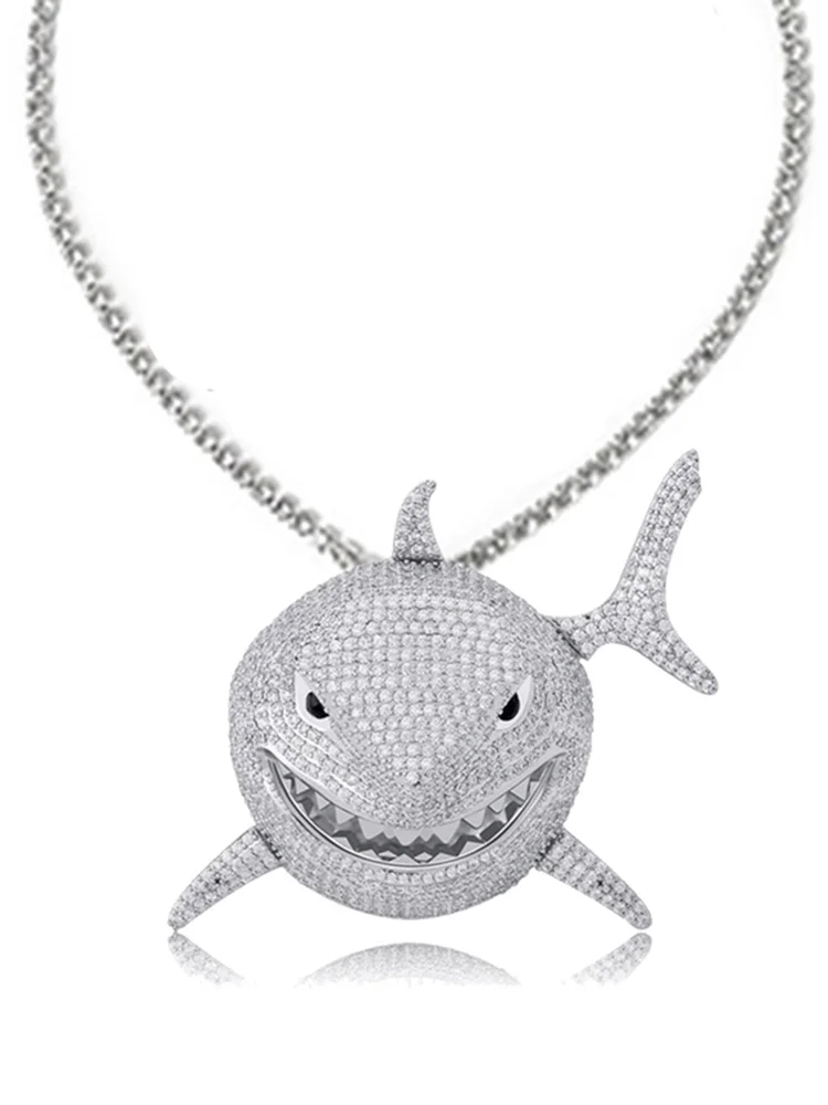 6ix9ine Chain Necklace Gooba Shark Gold 