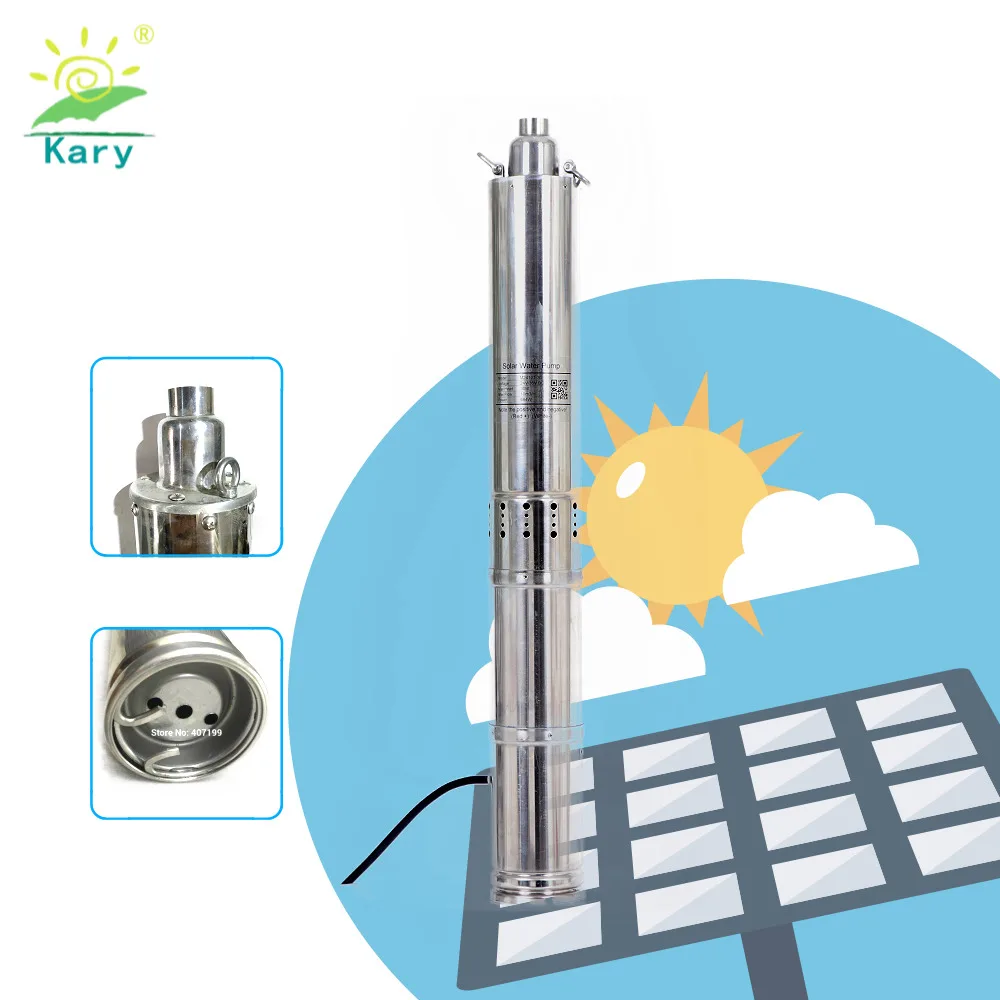 

DC 24v 3000L per hour flow rate lift 20m solar water pump system for irrigation Centrifugal pump Impeller pump