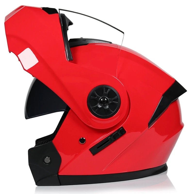 Мотоциклетный шлем откидной с двойными стеклами для мужчин и женщин|Шлемы| |