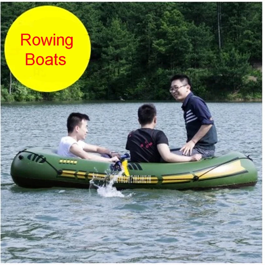 

Супер-утолщенная надувная лодка для гребли для детей 2 + 1, 3 человека, 230*110 см, надувная лодка для гребли с запасными частями