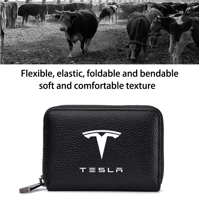 Брендовая визитница из натуральной кожи для кредитных карт удостоверения