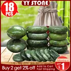 Tontin нефритовый глазурь горячий камень массажный набор массажер для спины уход за здоровьем камни для массажа позвоночника базальтовая Лава камень спа