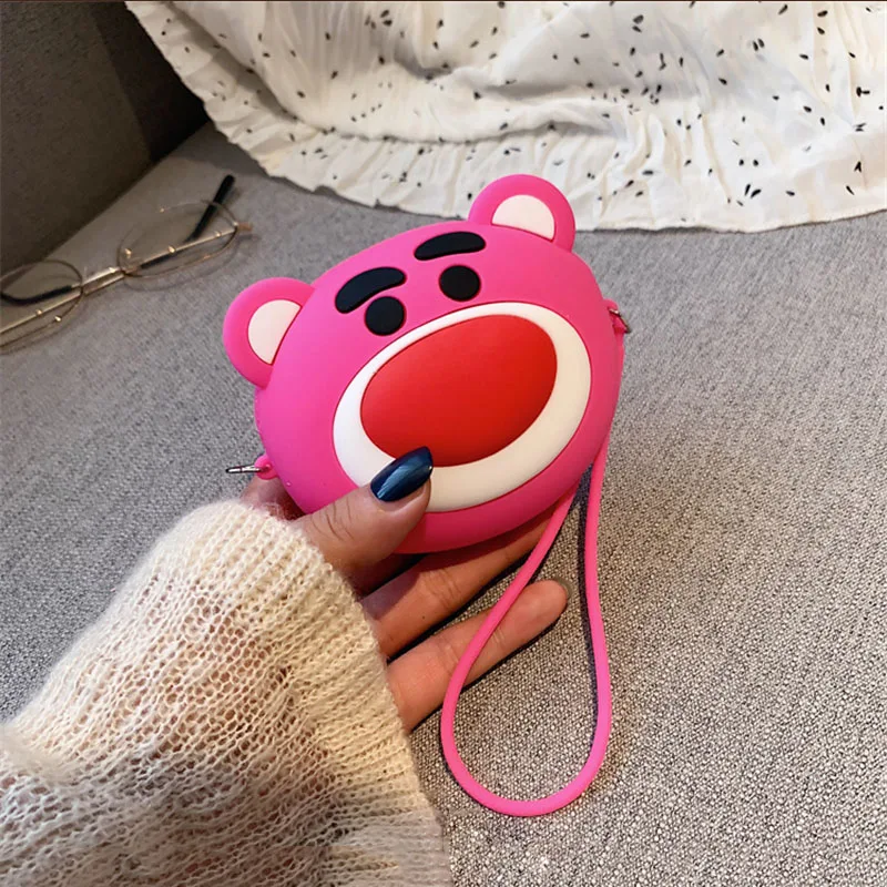 Модные женские кошельки с героями мультфильмов Kawaii, силиконовая коробка для хранения косметики, сумка для монет, модный кошелек, детские подарочные наушники, SD, TF карты, сумка - Цвет: AA03