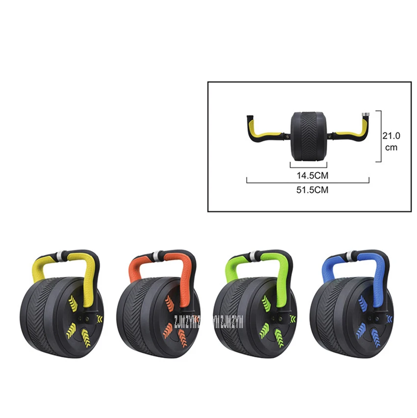 

Automatic Rebound Power Ab Roller Coaster Multifunctional Dual Use Kettlebell Abdominal Muscle Wheel Home Gym Abdomen Trainer