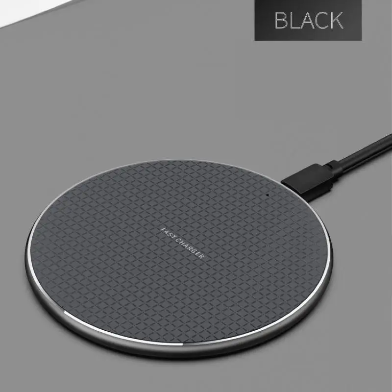 

Wireless charger ultra-thin metal matte mirror home must-have suitable for Android Samsung 10W smart phone fast charging