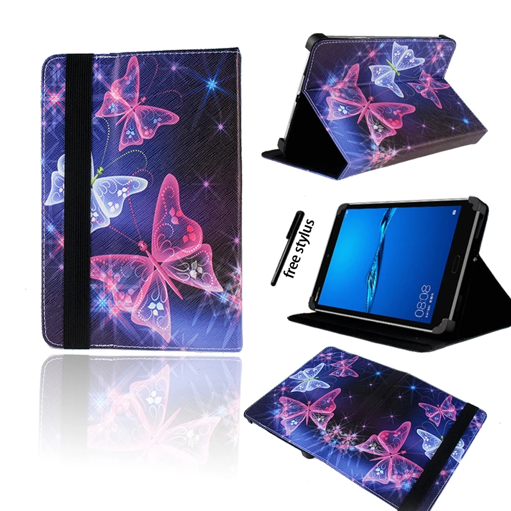 Устойчивый к падениям складной кожаный чехол подставка подходит для Huawei MediaPad