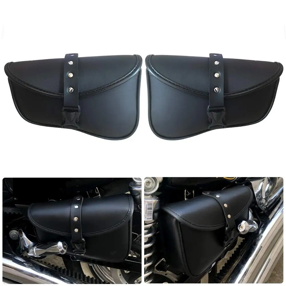 Мотоцикл маленький треугольник боковое седло сумка для Yamaha Kawasaki Suzuki Harley