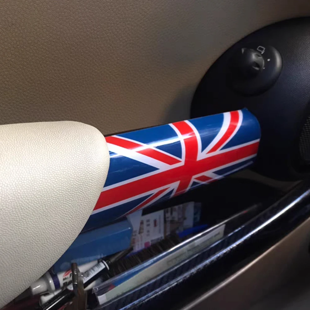 

Наклейка на обложку ручки салона автомобиля для Mini Cooper One S JCW R55 R56 Clubman защитная рамка для ручки аксессуары