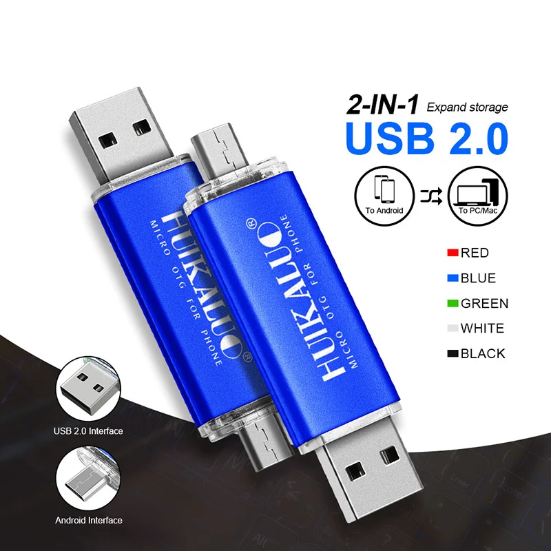 OTG Usb флеш накопитель Techkey 8 ГБ 16 32 64 128 флешка мобильный телефон