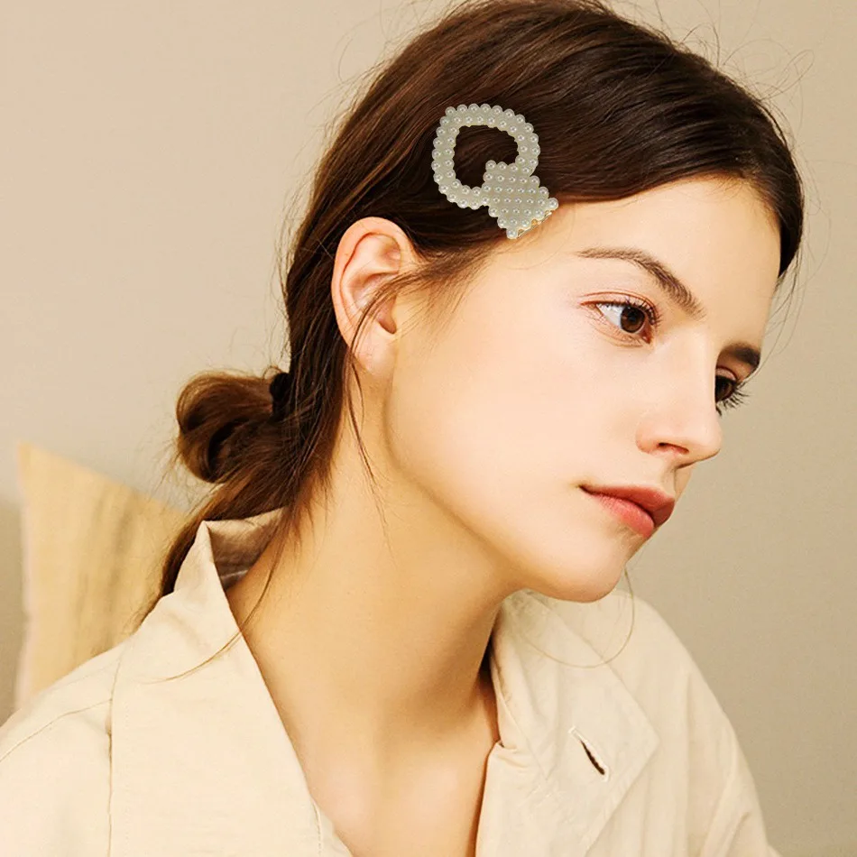 Заколка для волос с жемчужинами Match Right стильные украшения заколка краб невесты