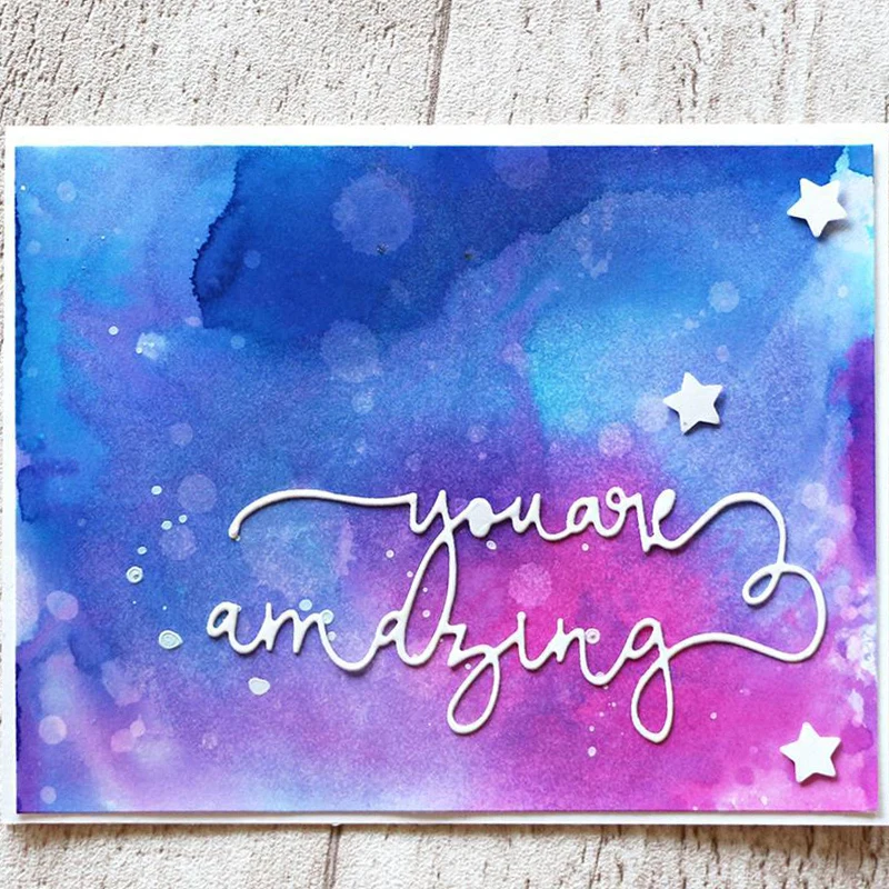 You Are удивительный металлический вырубные штампы фраза вырубки для изготовления