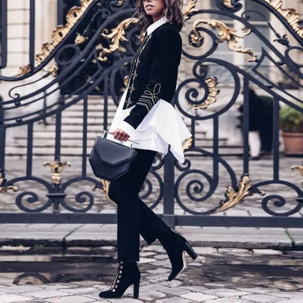 Женская мода Ретро стимпанк готическое военное пальто куртка Топ Кардиган