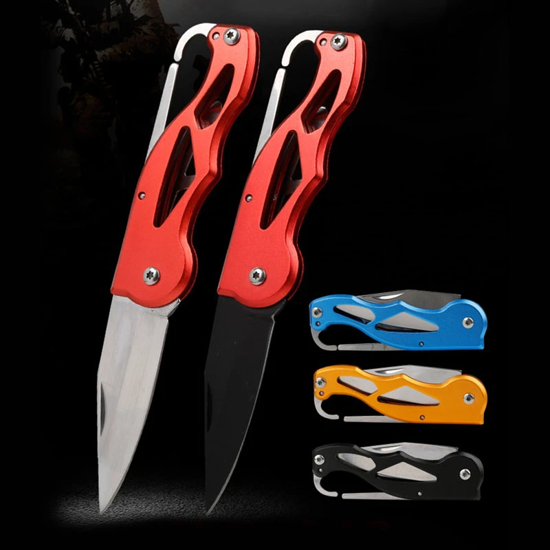 Острый складной нож для очистки фруктов карабин кемпинга открытый многофункциональный инструмент