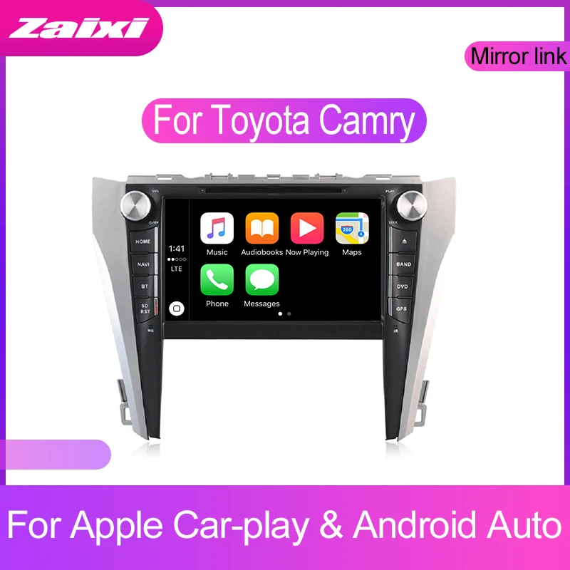 Для Toyota Camry Aurion 2011 2012 2013 2014 2015 2016 2017 автомобильные аксессуары Android GPS-навигация DVD