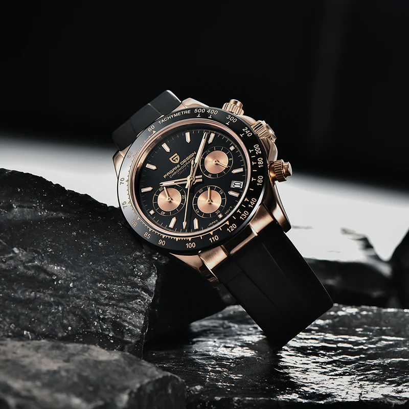 

PAGANI DESIGN 2020 Fashion brand men wristwatches qrartz luxury men chronograph business sports waterproof men gold watch new