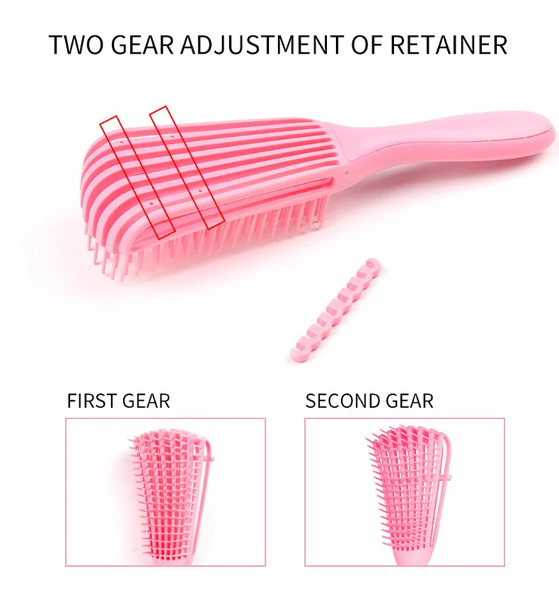 3/4 шт. щетка скользящая по волосам для афро Америка афроамериканцев волос