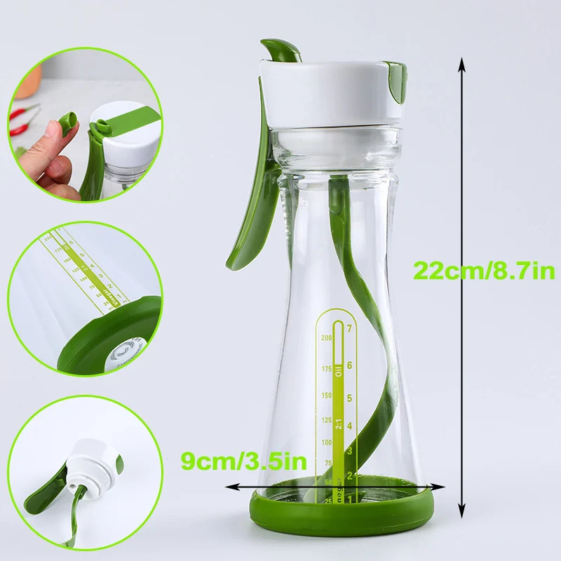 Вращающаяся чашка для салата ручная приправ соуса окуня кофейного сока миксер