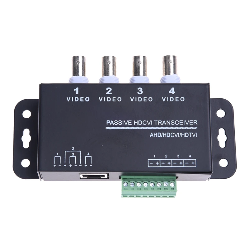 Видеонаблюдения 4 канальный BNC для UTP RJ45 балун Камера DVR видео передатчик