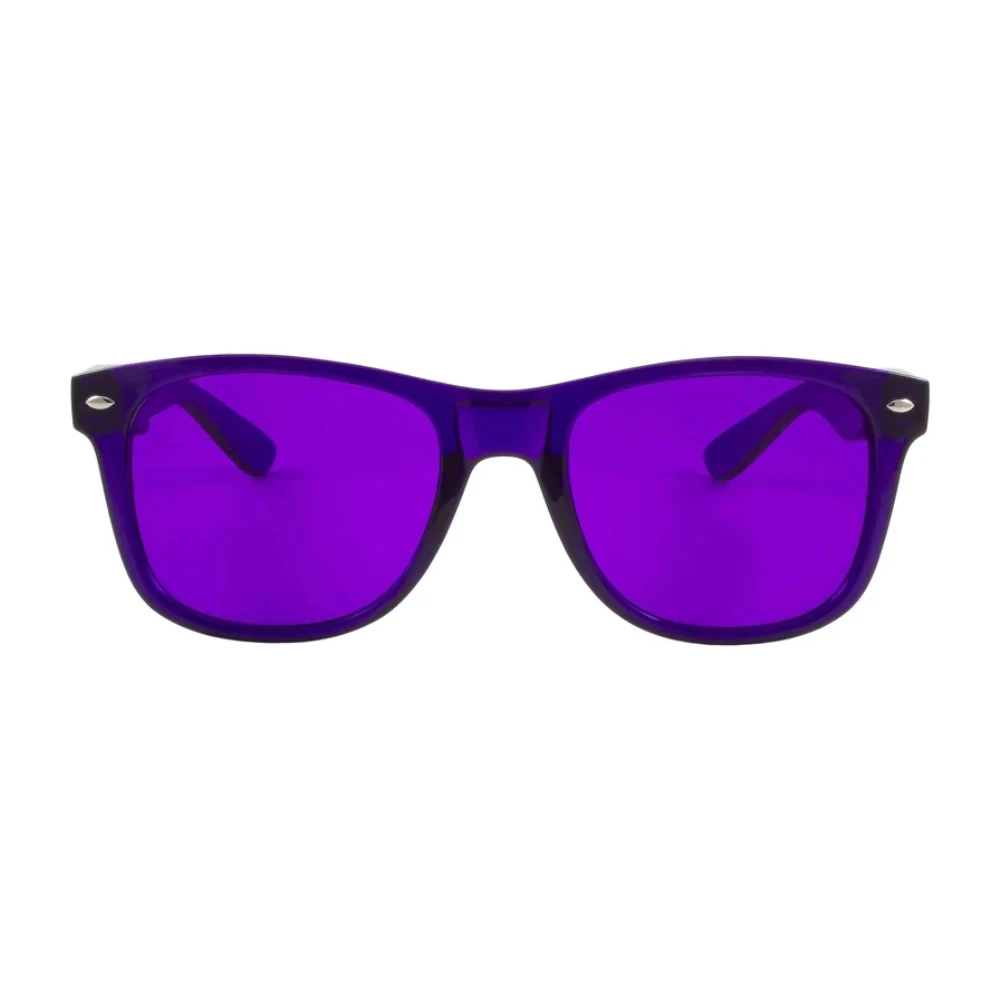 Очки для лечения чакр Цветной световой терапии цветные линзы ed очки хромотерапии