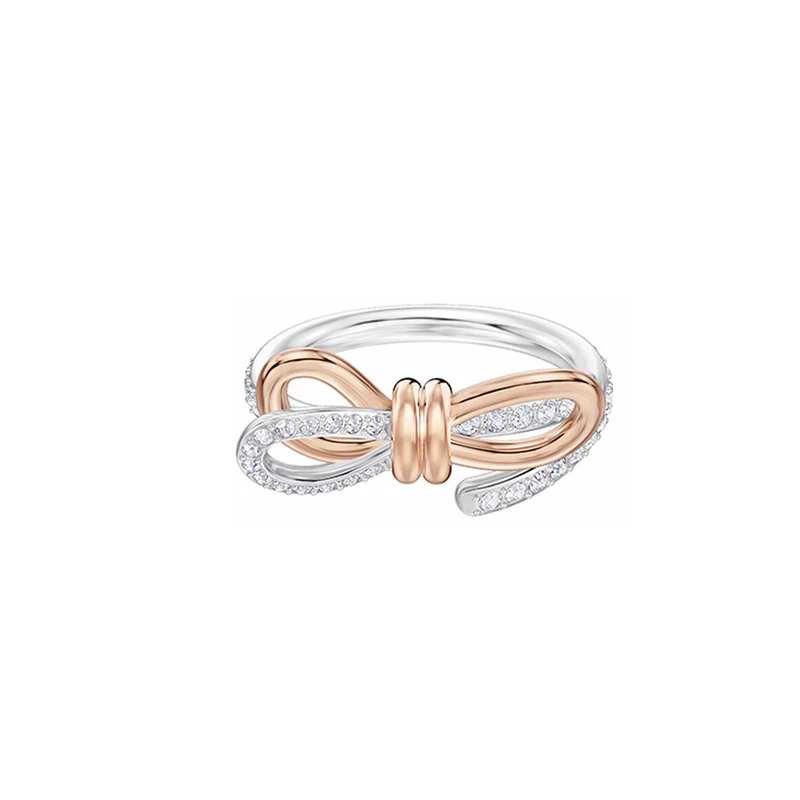 

SANSHIJIE 2020 fashion jewelry swa1: 1 exquisite eye bow fox bee butterfly brick twisted style lady ring gift for friends