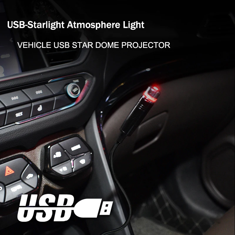 Декоративная лампа Nlpearl 1 шт. декоративсветильник для салона автомобиля USB |