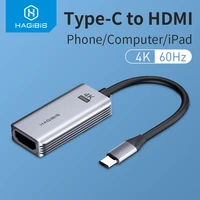 hagibis usb c to hdmi adapter 4k 60hz30hz cable type c hdmi for macbook pro air ipad pro pixelbook xps galaxy thunderbolt 3