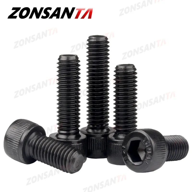 

ZONSANTA Винты черные M2 M3 M4 M5 M6 M8