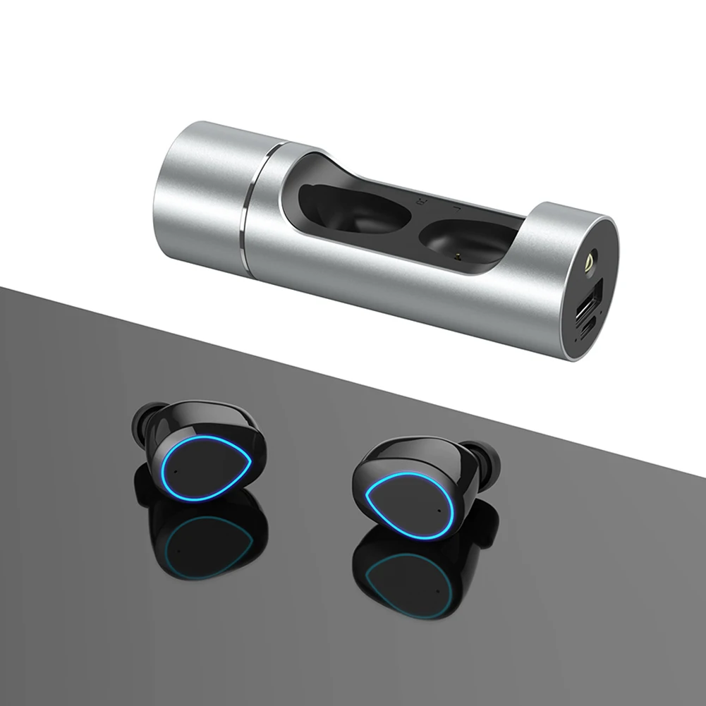 Erilles Новый мини bluetooth наушники беспроводные вкладыши стерео с светодиодный