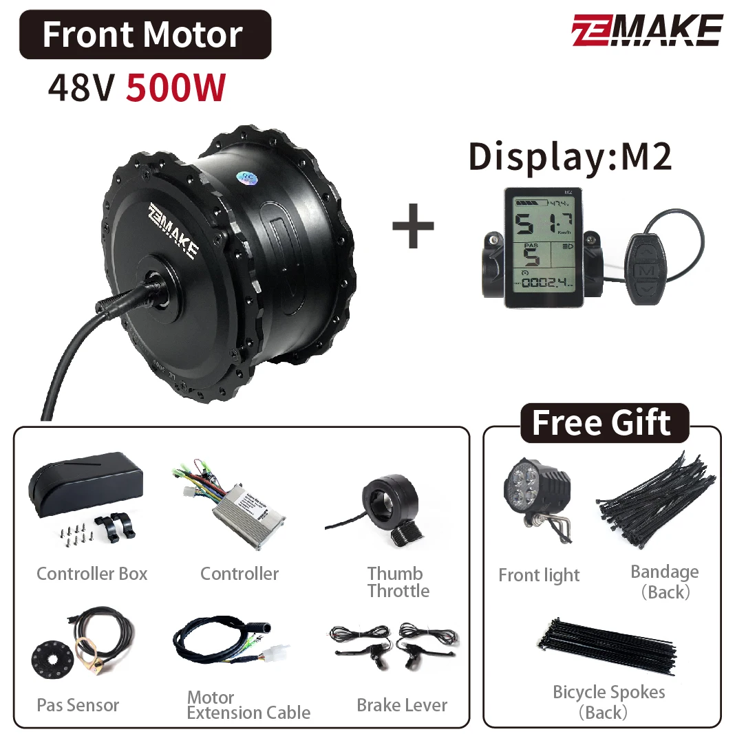 Электрический велосипед комплект для преобразования снега и электровелосипеда