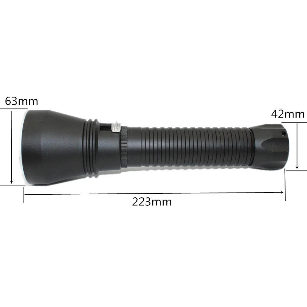 XHP70.2 LED Yellow/White Light 4000 Lumens Diving Flashlight 26650 Torch Underwater 100M xhp70.2 spearfishing led diving lamp |