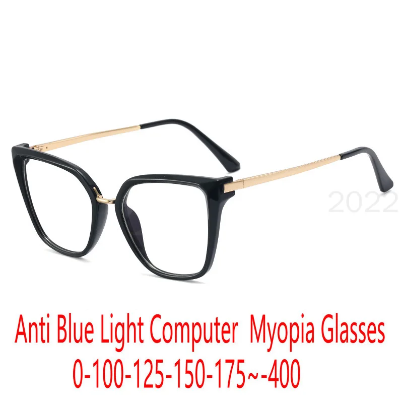 Очки для близорукости мужчин и женщин прозрачные готовые очки с защитой от