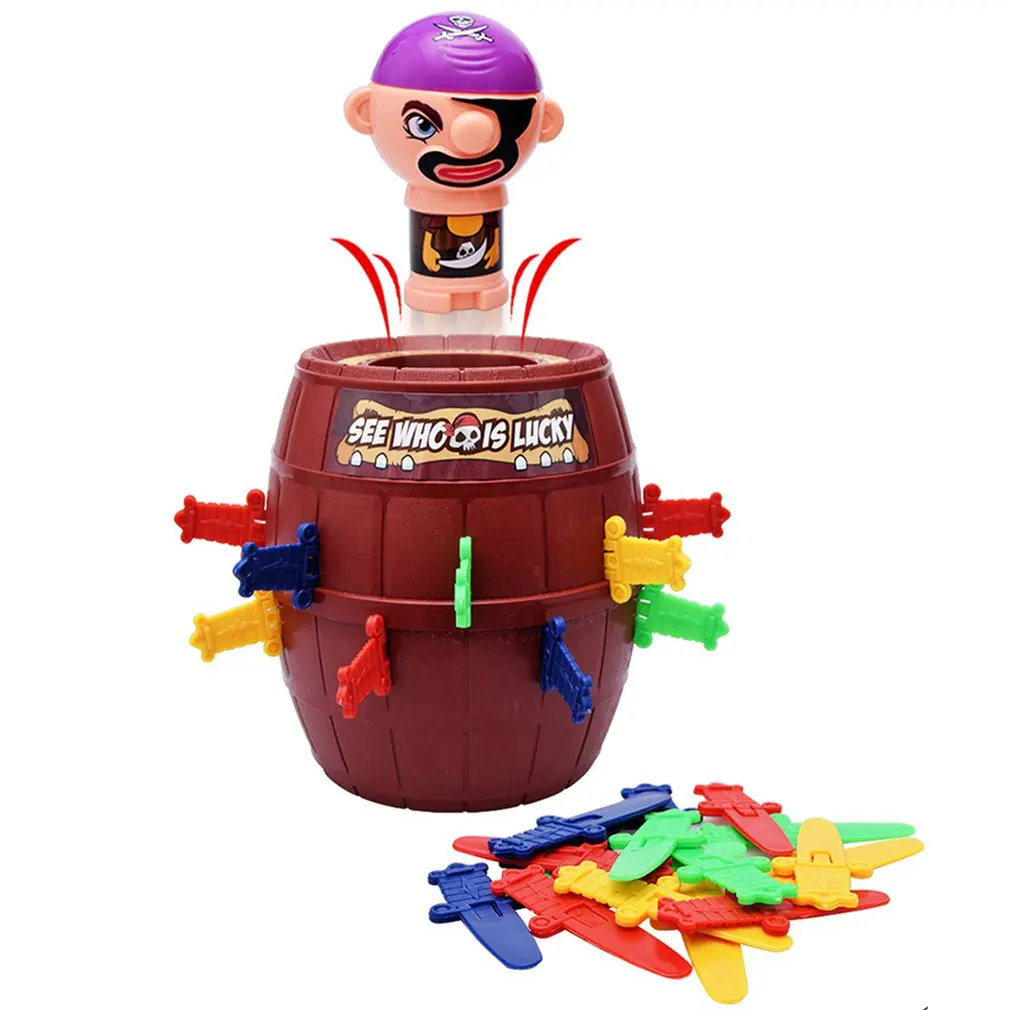 2020 Hot Sale Funny Novelty Kids Children Lucky Game Gadget Jokes Tricky Pirate Barrel Bucket Kiddie Toy Gifts | Игрушки и хобби