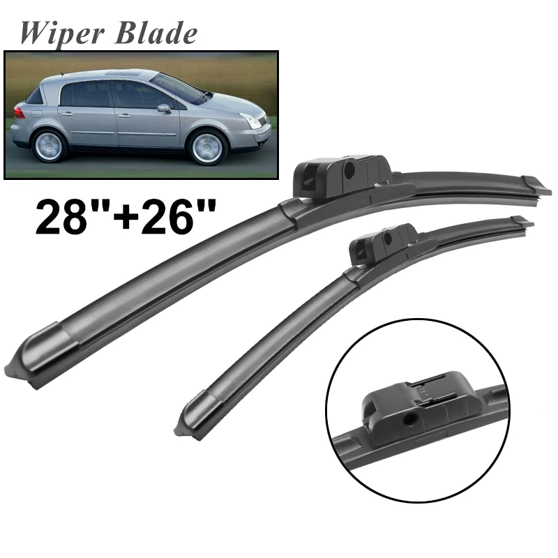 

Okowiper RHD & LHD Front Wiper Blades For Renault Vel Satis 2002 - 2010 Windshield Windscreen Front Window 28"+26"