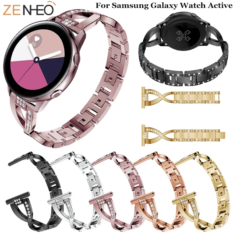 Ремешок из нержавеющей стали для Samsung Galaxy Watch Active 2 40/44 мм браслет Gear S2 Classic 732 20