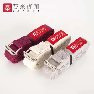 Новый регулируемый спортивный эластичный ремень для йоги с D-образным кольцом для тренажерного зала, талии, ног, фитнеса, йоги