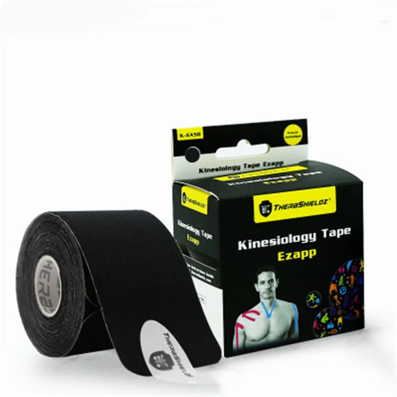 1 рулон кинезиологической ленты повязка для мышц Хлопок эластичная лента колена