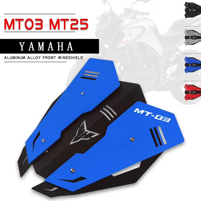 

Передний ветровой дефлектор ветрового стекла для мотоцикла YAMAHA MT 03 25 MT03 MT25 2020 CNC комплект верхней крышки ветрового стекла