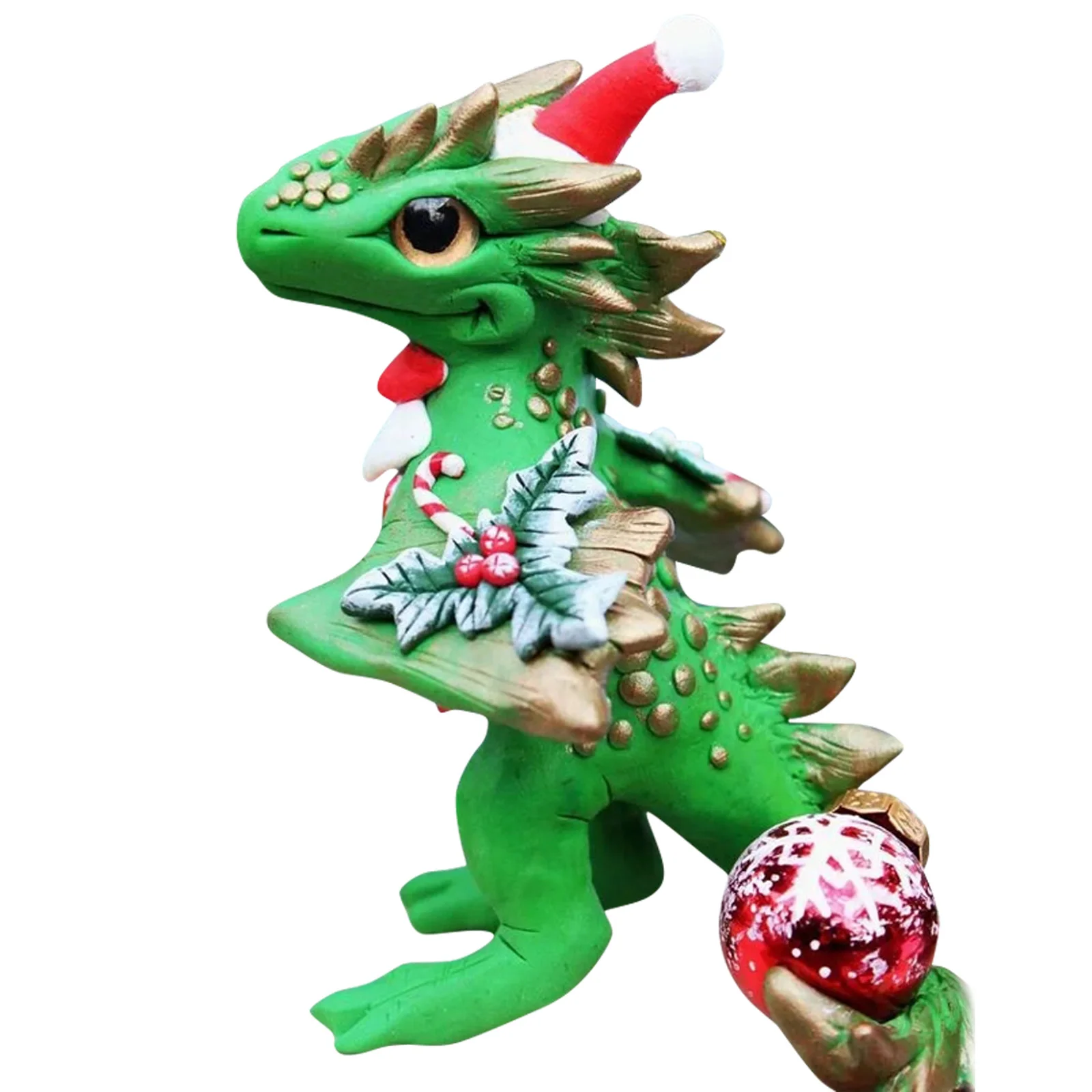 

Santa Baby Dragons Christmas Ornament With Lanyard Cute Christmas Dragons Toy For Home Decorative I88