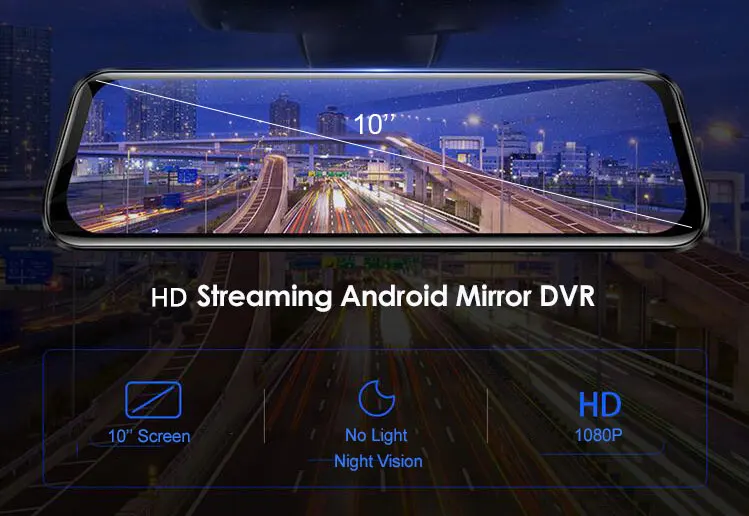 1" зеркало заднего вида DVR 3 в 1 Автомобильная камера обратный радарный датчик парковки слепое пятно обнаружения системы парктроник Автомобильный видеорегистратор