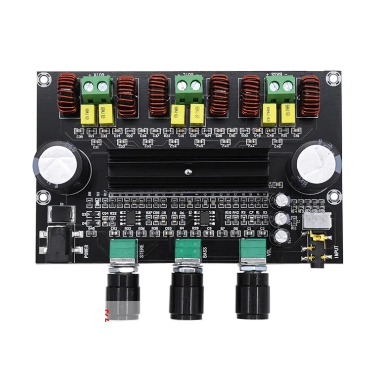80W+80W+100W 2.1 Channel TPA3116 digital Power Stereo Amplifier Board With Two NE5532 OP AMP TPA3116D2 Bass Subwoofer - купить по
