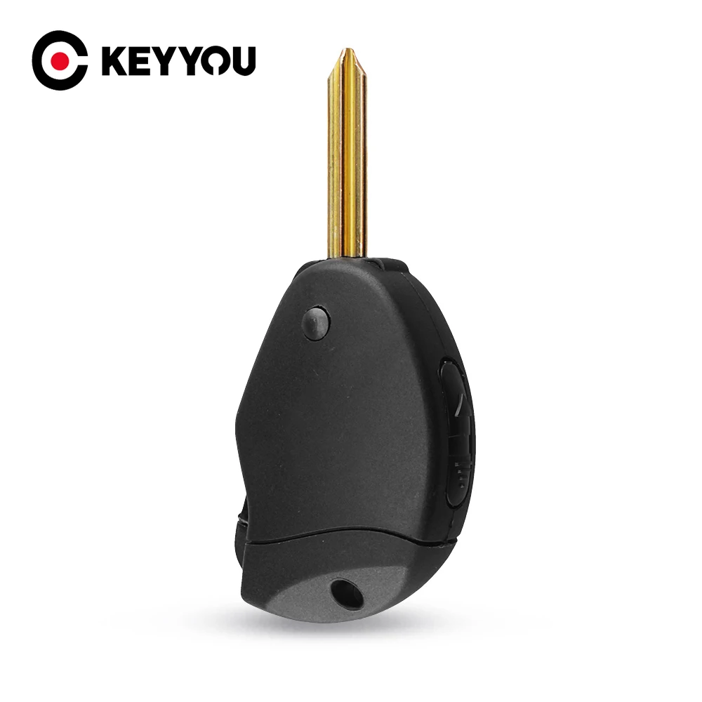 KEYYOU 2 кнопки Новый дистанционный ключ для автомобиля в виде ракушки уклонение