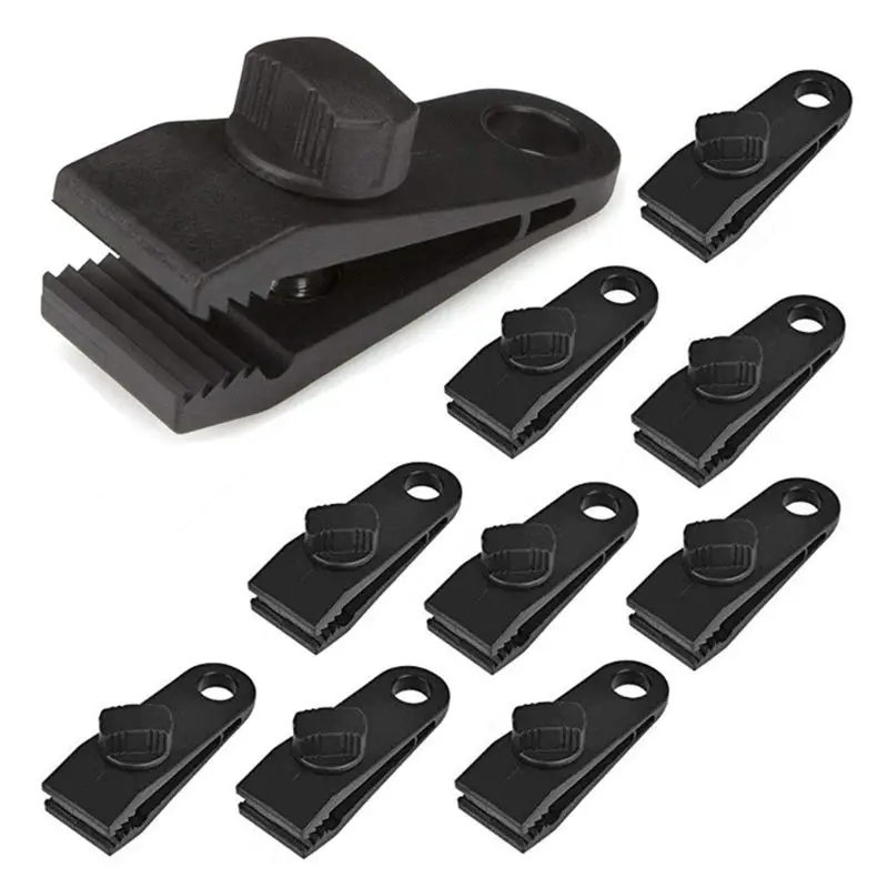 

10pcs Tarp Clips, Heavy Duty Thumb Screw, Tarp Clamps Lock Grip Tent Clamps