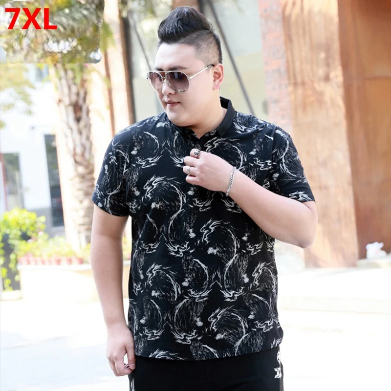 Рубашка поло с отложным воротником большого размера|Поло| |