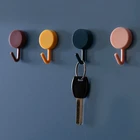 10 шт. креативный самоклеящийся держатель для ключей, настенные крючки для подвешивания мелких вещей, настенные декоративные крючки для дома, без повреждений