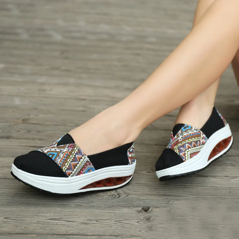 Повседневная женская обувь Туфли с подошвой из вулканизированной резины Лоферы