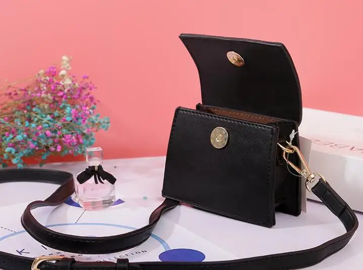 Новинка 2021 кожаная сумка через плечо для девушек с кристаллами Женская корейская