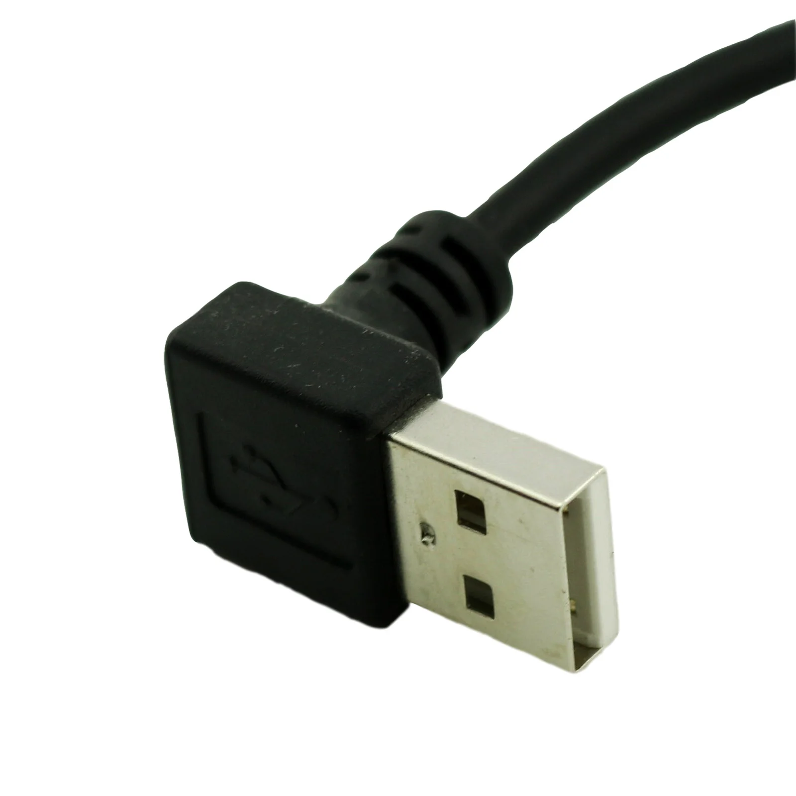 10 шт. USB 2 0 A Мужской Угол вниз под углом 90 ° мини 5 Pin B адаптер кабель 25